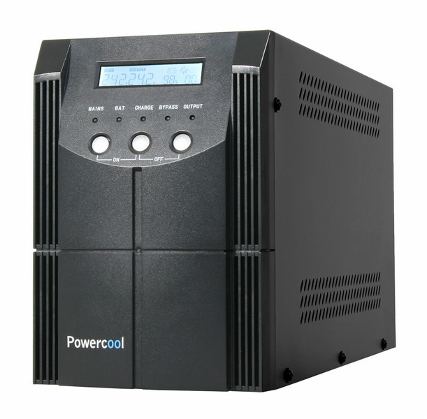 Powercool PC 2000VA Zeile-interaktiv 2000VA 6AC outlet(s) Mini tower Schwarz Unterbrechungsfreie Stromversorgung (UPS)
