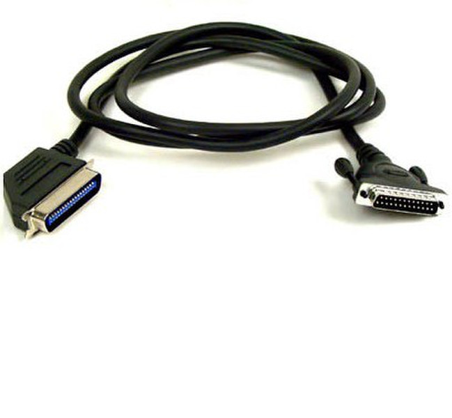 Belkin Non-IEEE Parallel Printer Cable with Right Angle Connectors (A/B) - 3m 3m Black printer cable