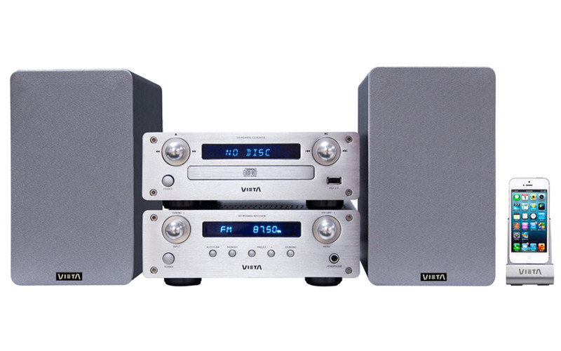 Vieta Audio VH-MS440SL Micro set 100Вт Cеребряный домашний музыкальный центр