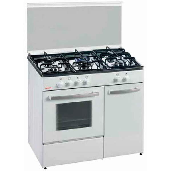 Corbero CC 501GB90 W Freestanding Gas hob White cooker