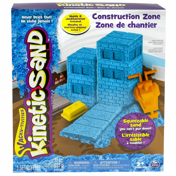 Kinetic Sand Construction Zone Синий кинетический песок