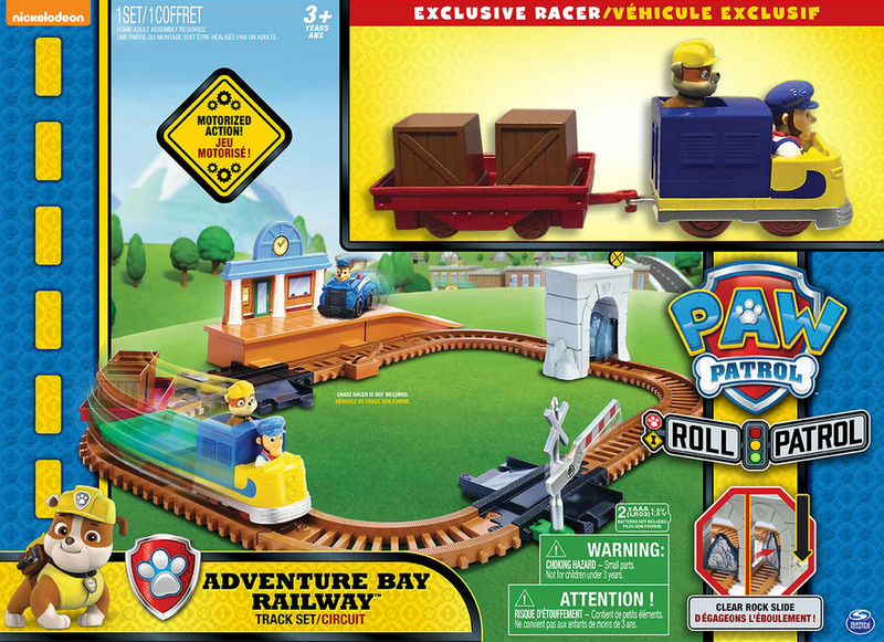 Paw Patrol Roll Patrol Adventure Bay Rail Way toy vehicle track