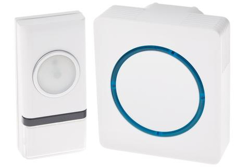 Proper Wireless Doorbell Wireless door bell kit White