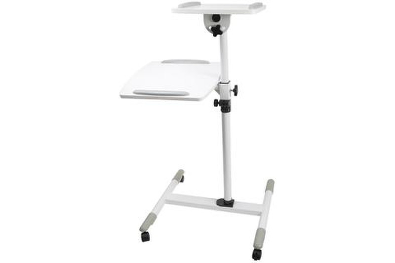 Proper Projector Trolley White for Laptops and Projectors Weiß