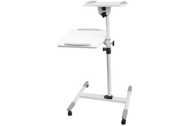 Proper Projector Trolley White for Laptops and Projectors White