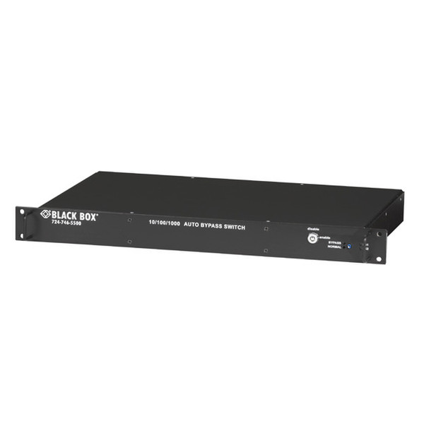 Black Box SW1020A-R2 Gigabit Ethernet (10/100/1000) 1U Черный сетевой коммутатор
