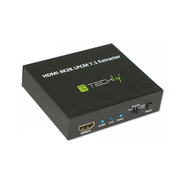 Techly Audio Extractor 7.1 LPCM HDMI 4K UHD 3D IDATA HDMI-EA74K