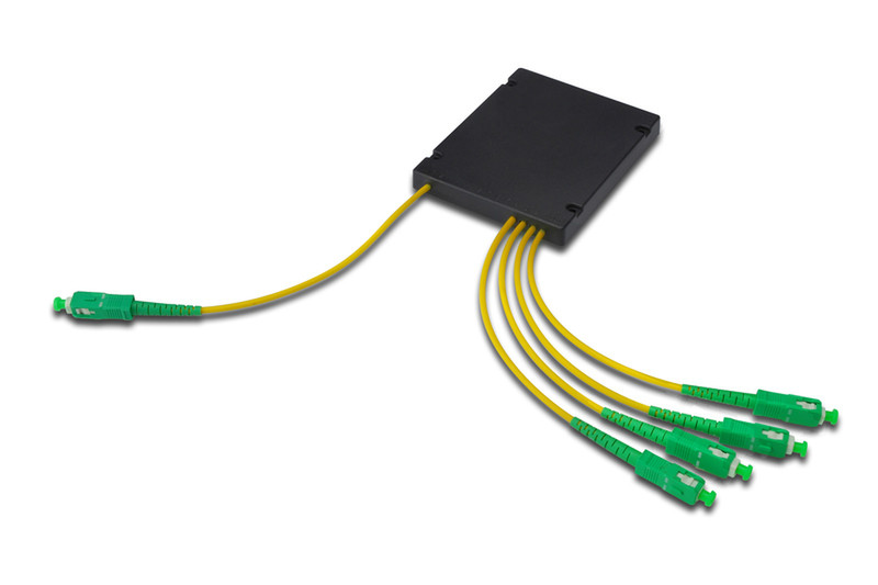ASSMANN Electronic ALWL-SC-1X8 SC/SC 1шт Черный, Зеленый, Желтый волоконно-оптический адаптер