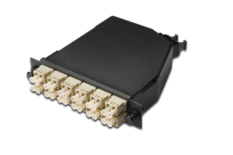 ASSMANN Electronic DN-96313-24 LC/MTP 1pc(s) Black fiber optic adapter