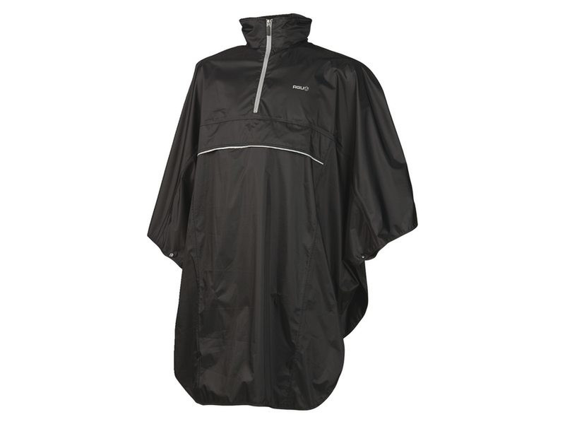AGU 432220 Black One size Poncho raincoat