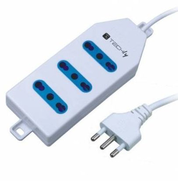 Techly Italian Bypass Power Strip 3 Releases IUPS-PCP-413