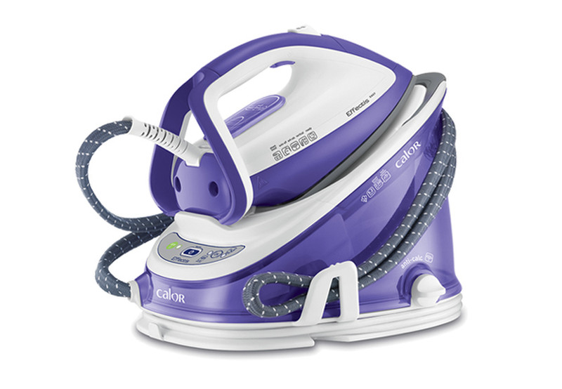 Calor Effectis Easy 2200W 1.4L Ultragliss soleplate Purple steam ironing station