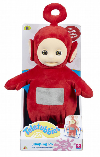 Teletubbies Jumping Po Plush Character Plush Grey,Red