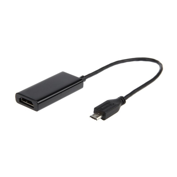 iggual IGG312926 Micro USB HDMI Черный кабельный разъем/переходник