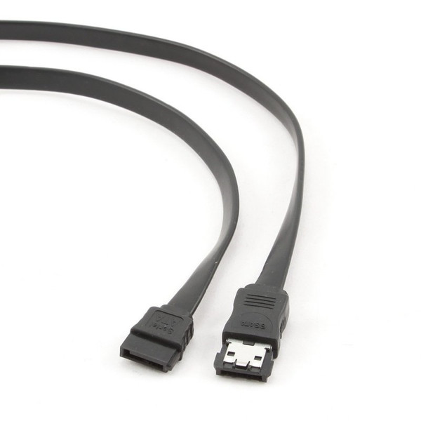 iggual IGG312551 0.5m eSATA SATA II Black SATA cable
