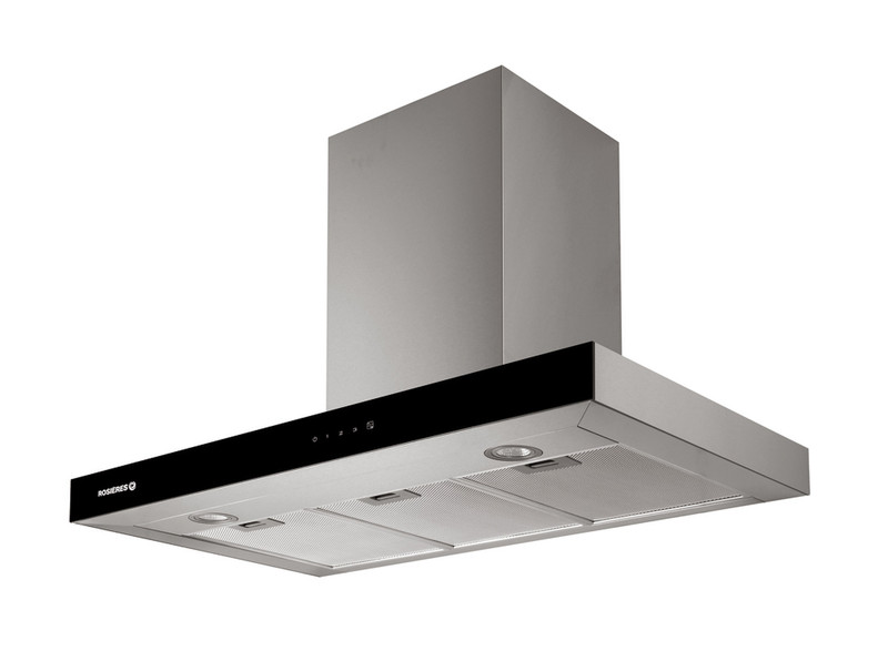 Rosieres RBVS985TIN Wall-mounted D Black,Stainless steel cooker hood
