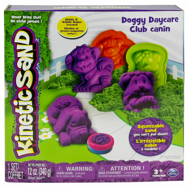 Kinetic Sand Doggy Daycare Playset Grün, Violett 340g Kinetiksand