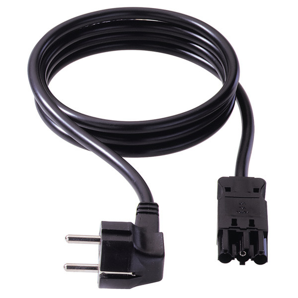 Secomp 19071258 3m CEE7/14 Schuko Black power cable