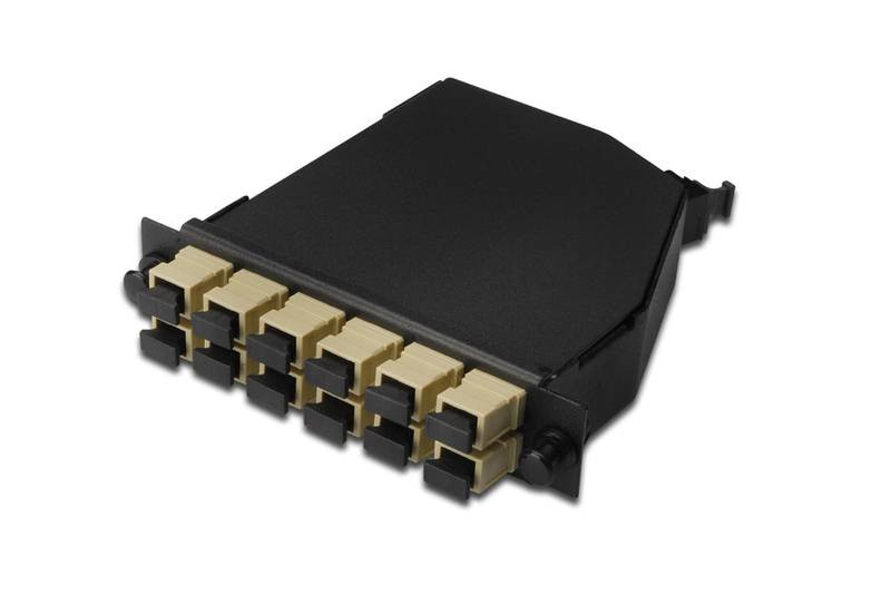 ASSMANN Electronic DN-96312-12 SC/SC 1pc(s) Black fiber optic adapter