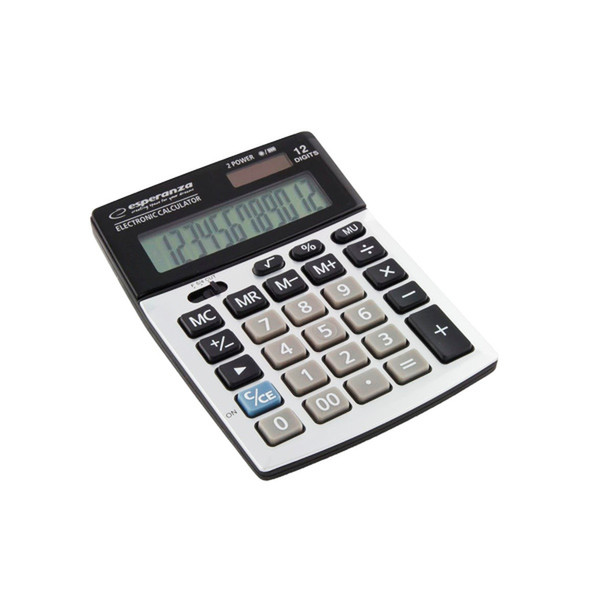 xlyne ECL102 Desktop Basic calculator Black,Silver calculator