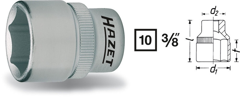 HAZET 880-17 nut driver bit