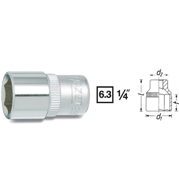 HAZET 850-14 nut driver bit