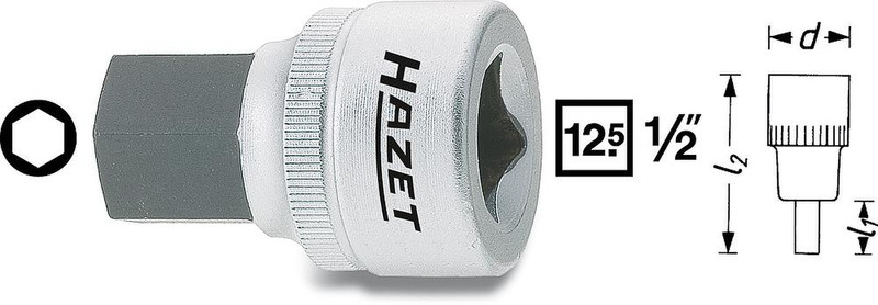 HAZET 985-12 nut driver bit