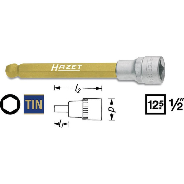 HAZET 986KK-7 nut driver bit