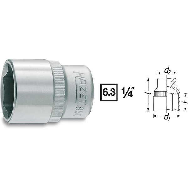 HAZET 850X-11 nut driver bit