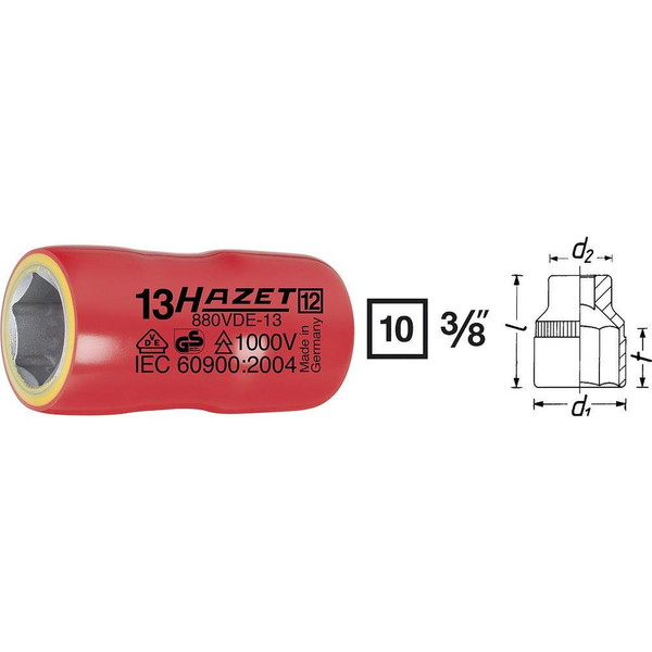 HAZET 880VDE-12 nut driver bit