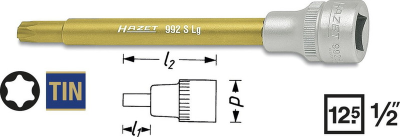 HAZET 992SLG-T30 nut driver bit