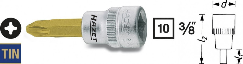 HAZET 8806-PH1 nut driver bit