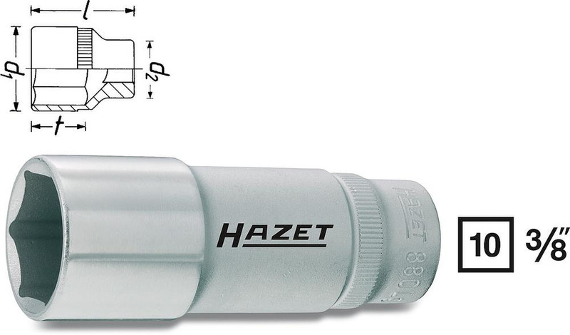 HAZET 880LG-17 головки гаечных ключей