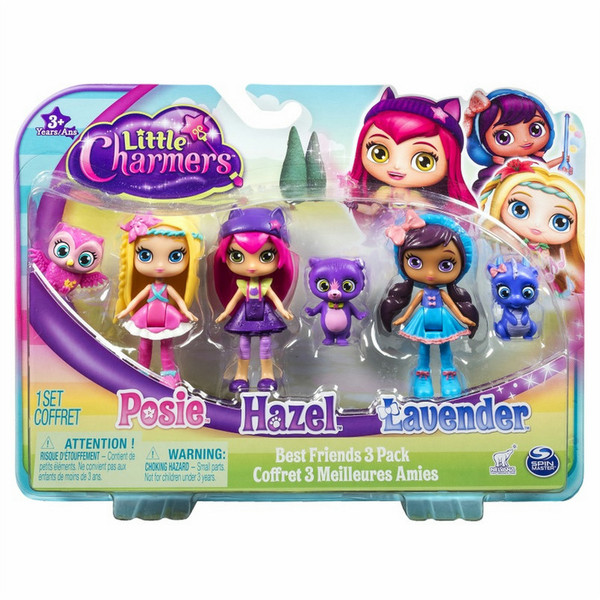 Little Charmers Doll with Pet Girl Multicolour 6pc(s) children toy figure set
