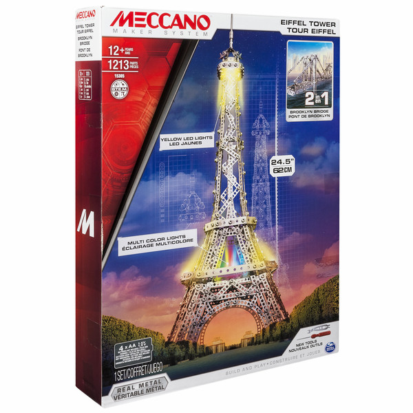 Meccano Eiffel Tower Architecture erector set 1213Stück(e)