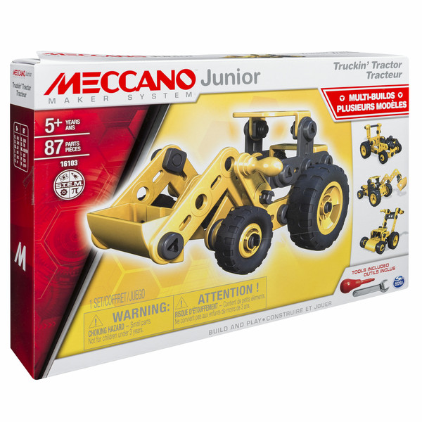 Meccano Junior Tractor Vehicle erector set 87шт