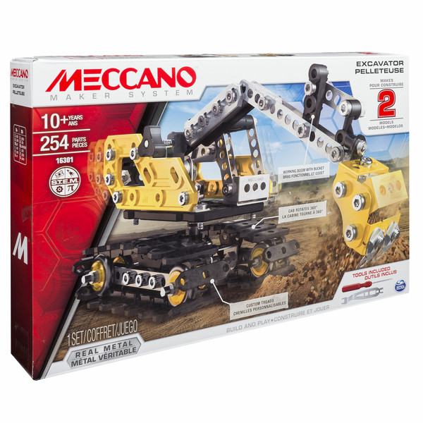 Meccano Construction Digger Vehicle erector set 254шт