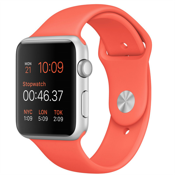 Apple Watch Sport 1.5Zoll OLED 30g Silber Smartwatch