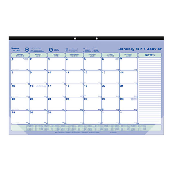 Blueline C181700B calendar