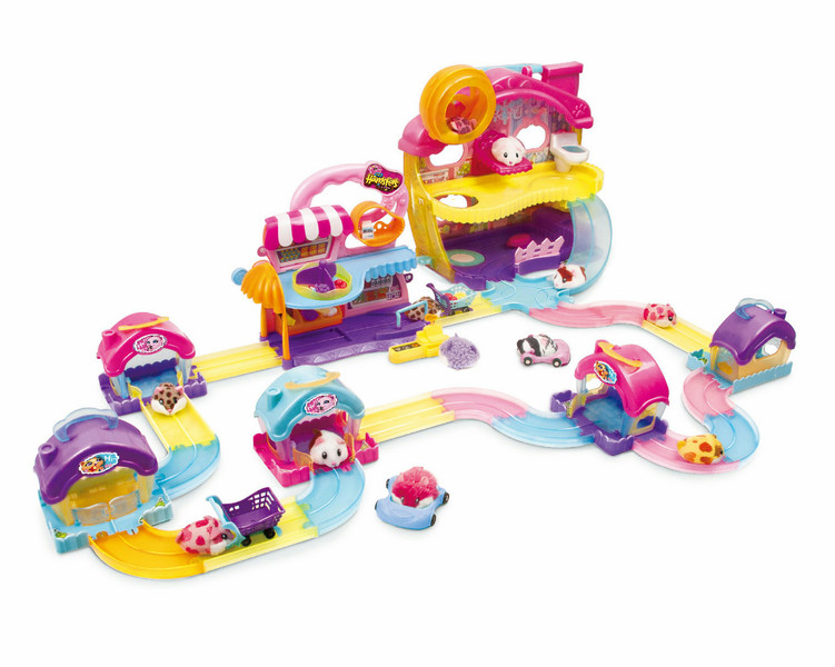Hamster in a House Supermarket Set Plastic Multicolour toy vehicle track
