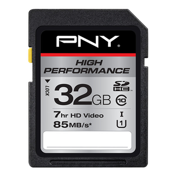 PNY P-SDHC32GU185-GE 32ГБ SDXC Class 10 карта памяти