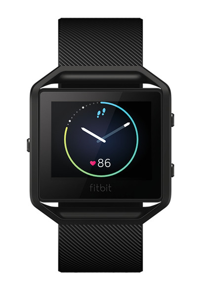 Fitbit Blaze Сенсорный экран Bluetooth Черный спортивный наручный органайзер