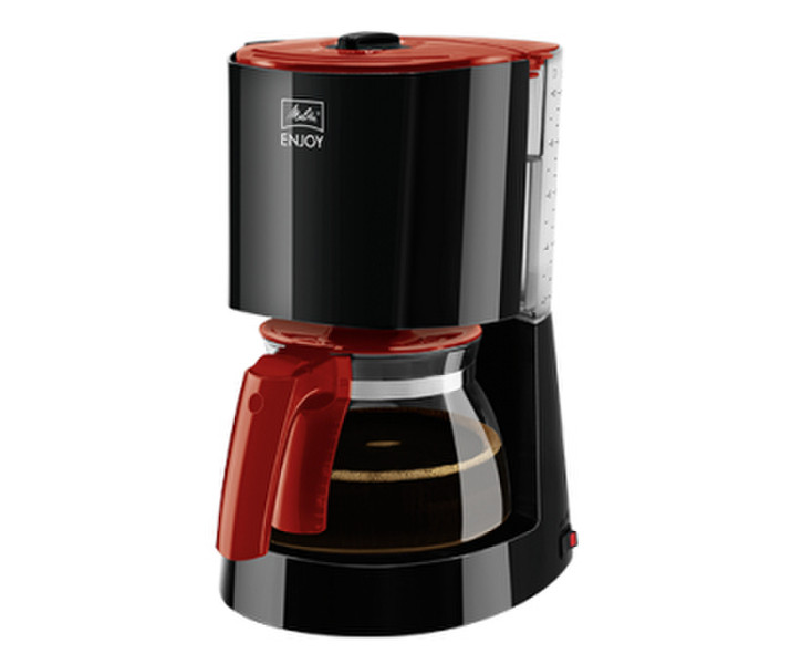 Melitta ENJOY Drip coffee maker 15cups Black,Red