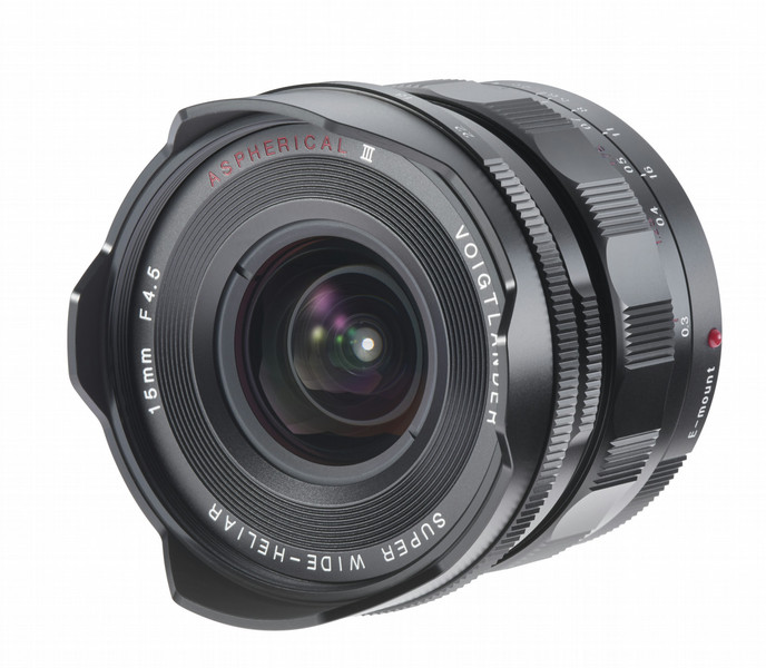 Voigtländer 15mm F4.5 Super wide lens Black