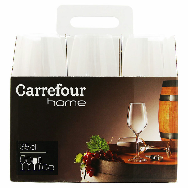 Carrefour Home 105478349 All purpose wine glass 35ml wine glass