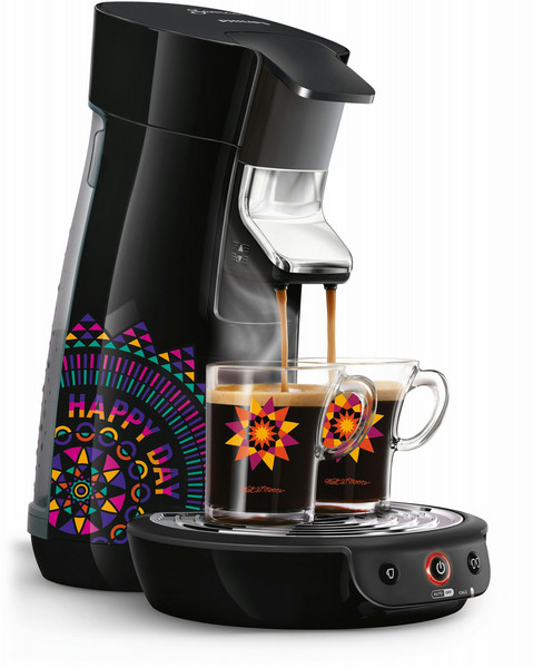 Senseo Viva Café HD7836/21 Freestanding Fully-auto Pod coffee machine 0.9L 6cups Black,Multicolour coffee maker