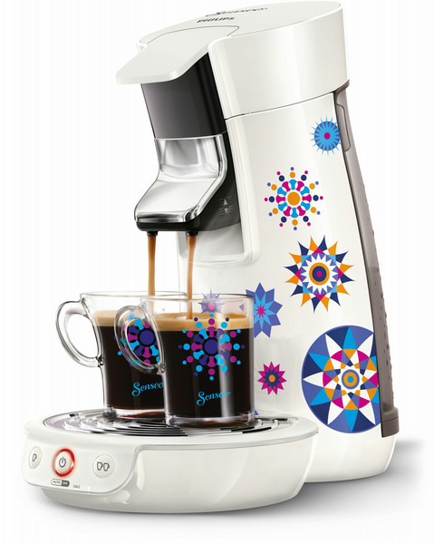 Senseo Viva Café HD7836/11 Freestanding Fully-auto Pod coffee machine 0.9L 6cups Multicolour,White coffee maker
