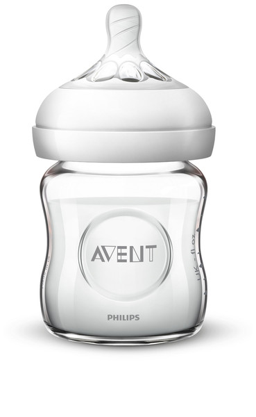 Philips AVENT SCF671/13 120ml Glass Transparent,White feeding bottle
