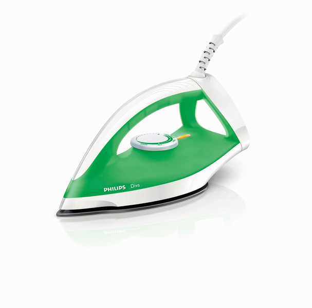 Philips Diva GC122/78 Dry iron 1000W Green,White iron