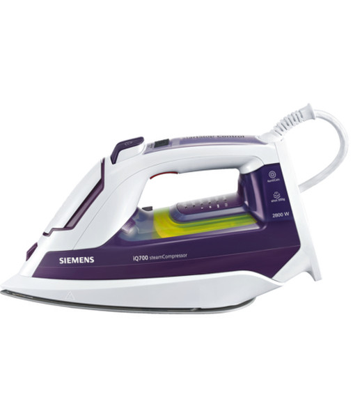 Siemens TSI802810 Dry & Steam iron Пурпурный, Белый утюг